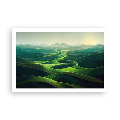 Plagát - V zelených údoliach - 91x61 cm