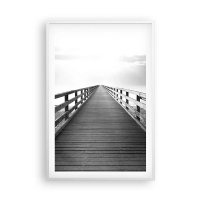 Plagát v bielom ráme - Do diaľky… - 61x91 cm