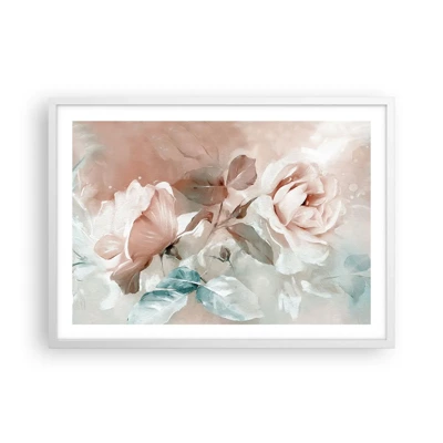 Plagát v bielom ráme - Duch romantizmu - 70x50 cm