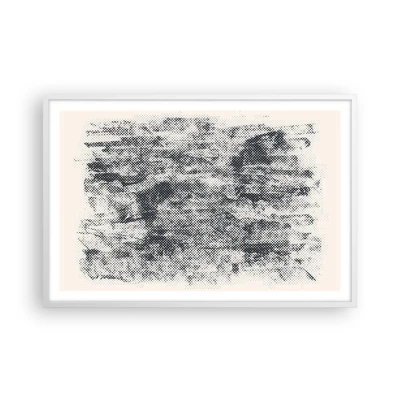 Plagát v bielom ráme - Hmlistá kompozícia - 91x61 cm