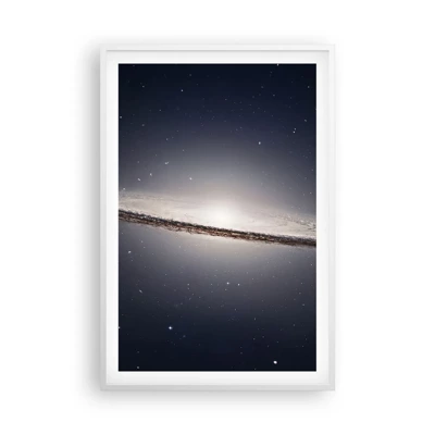 Plagát v bielom ráme - Kedysi dávno v jednej preďalekej galaxii… - 61x91 cm