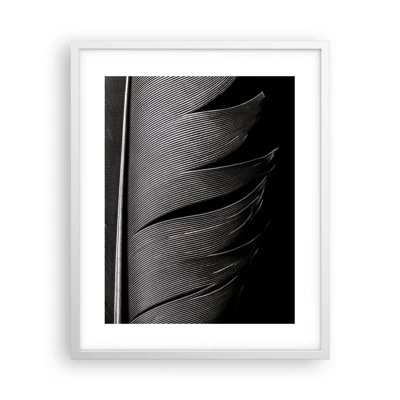 Plagát v bielom ráme - Perie – nádherná konštrukcia - 40x50 cm