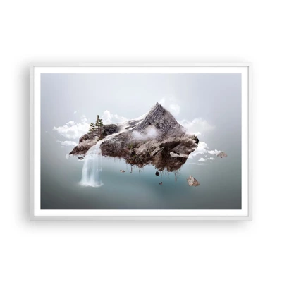 Plagát v bielom ráme - Pohľad surrealistu - 100x70 cm