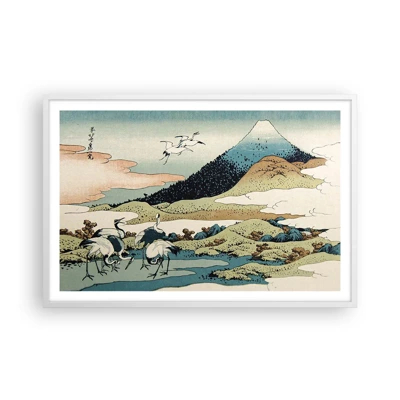 Plagát v bielom ráme - V japonskom duchu - 91x61 cm