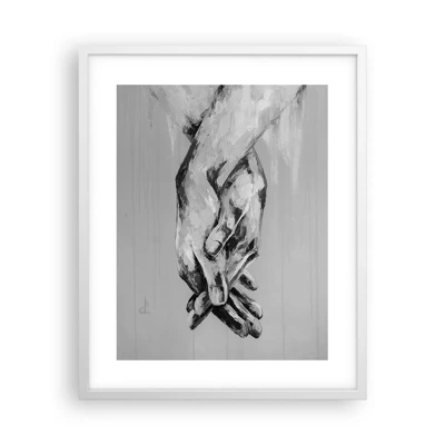 Plagát v bielom ráme - Začiatok… - 40x50 cm