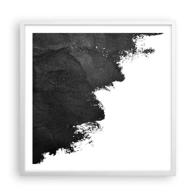 Plagát v bielom ráme - Živly: zem - 60x60 cm