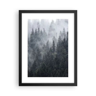 Plagát v čiernom ráme - Lesné svitania - 30x40 cm