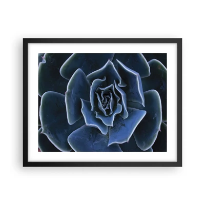Plagát v čiernom ráme - Púštny kvet - 50x40 cm