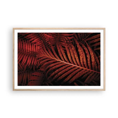 Plagát v ráme zo svetlého duba - Žiar života - 91x61 cm