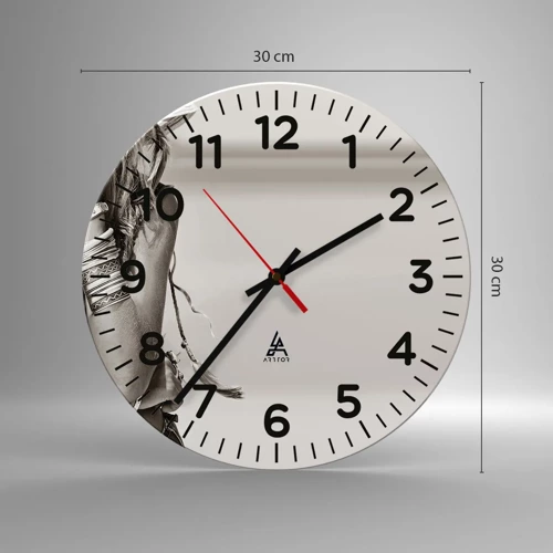 Nástenné hodiny - Ako dievča - 30x30 cm