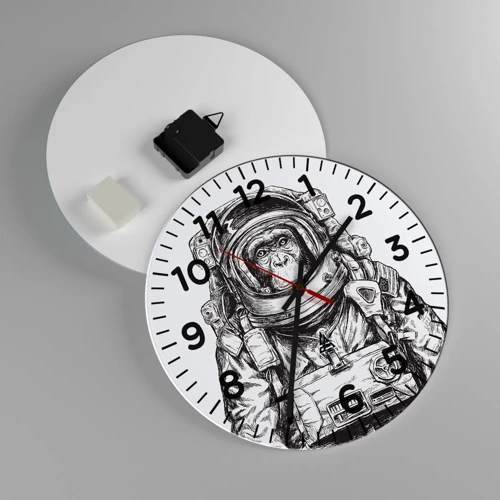 Nástenné hodiny - Alternatívny vývoj - 30x30 cm