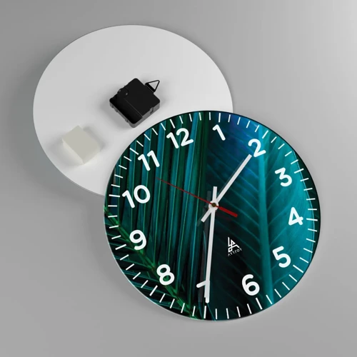 Nástenné hodiny - Anatómia zelene - 30x30 cm