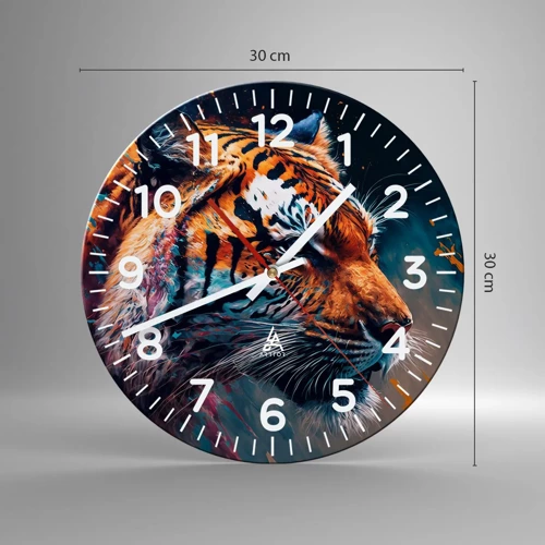 Nástenné hodiny - Divoká krása - 30x30 cm