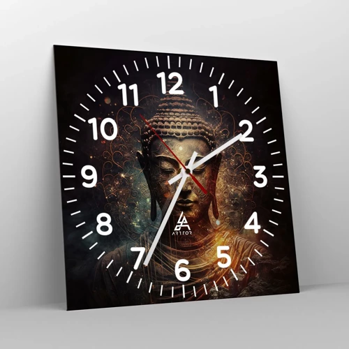 Nástenné hodiny - Duchovná rovnováha - 30x30 cm