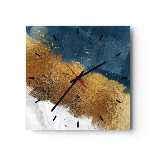 Nástenné hodiny - Farby leta - 40x40 cm