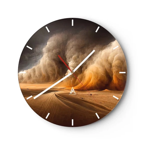 Nástenné hodiny - Hnev púšte - 30x30 cm
