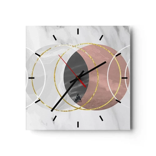 Nástenné hodiny - Hudba sfér - 40x40 cm