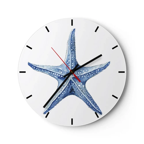 Nástenné hodiny - Hviezda mora - 30x30 cm