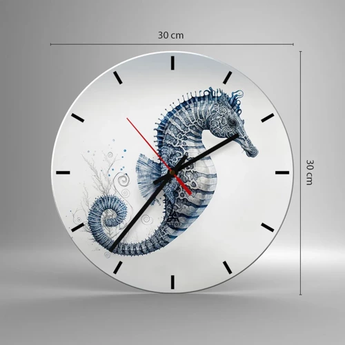 Nástenné hodiny - Jemný vtip prírody - 30x30 cm