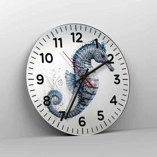 Nástenné hodiny - Jemný vtip prírody - 30x30 cm