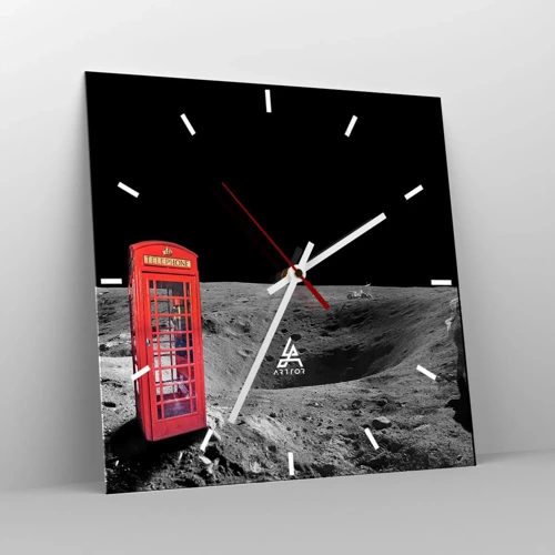 Nástenné hodiny - Kozmický žart - 40x40 cm