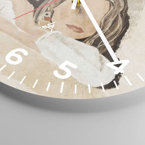 Nástenné hodiny - Kráska z juhu - 30x30 cm