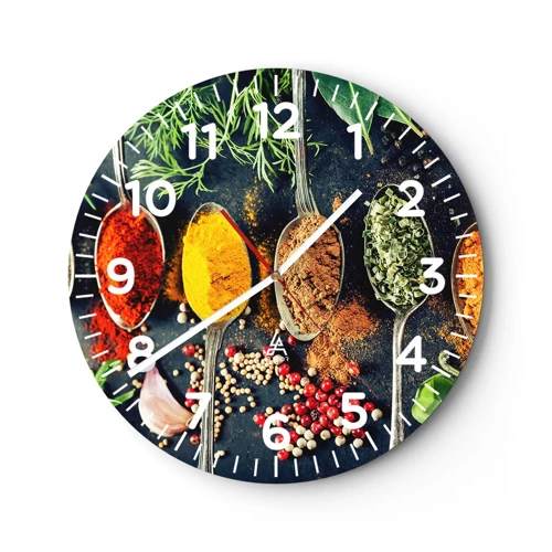 Nástenné hodiny - Kulinárska mágia - 30x30 cm