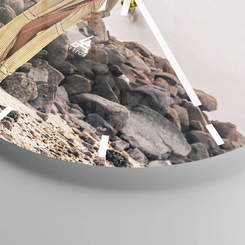 Nástenné hodiny - Kúzlo kameňov - 30x30 cm