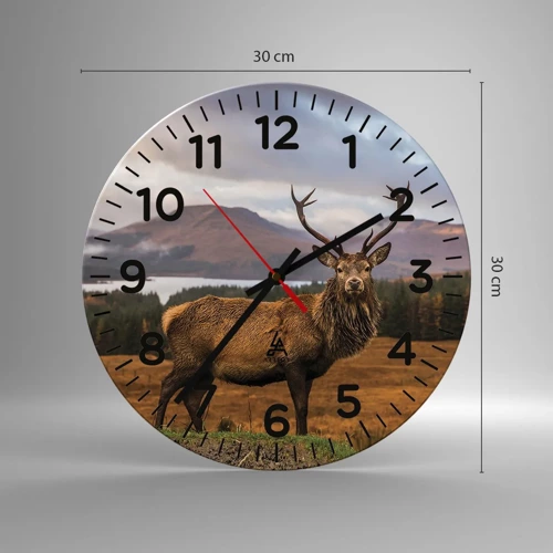 Nástenné hodiny - Majestát prírody - 30x30 cm