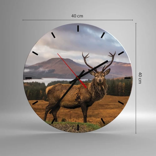 Nástenné hodiny - Majestát prírody - 40x40 cm