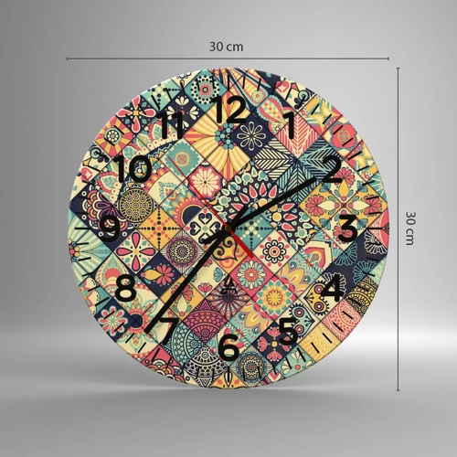 Nástenné hodiny - Marocká vízia - 30x30 cm