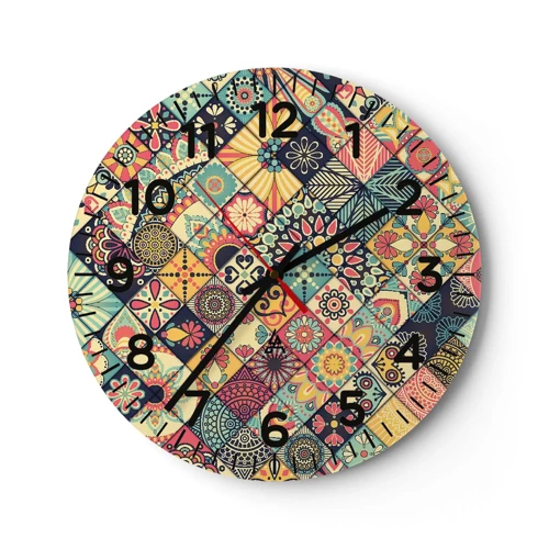 Nástenné hodiny - Marocká vízia - 40x40 cm