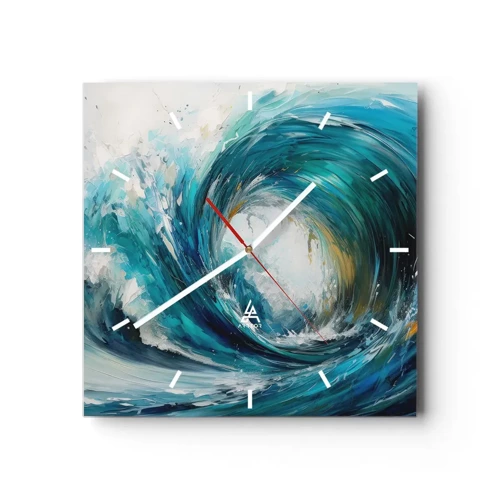Nástenné hodiny - Morský portál - 30x30 cm