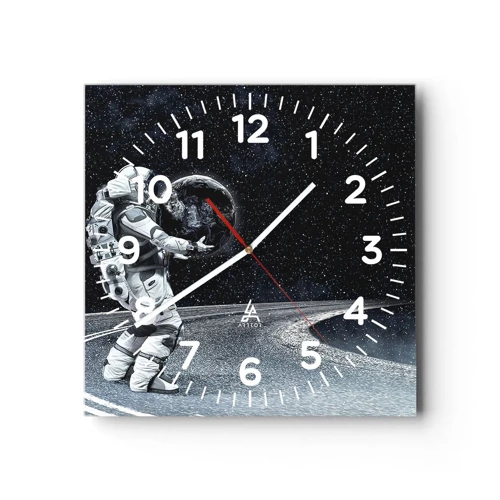 Nástenné hodiny - Na Mliečnej dráhe - 40x40 cm