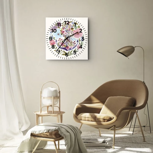 Nástenné hodiny - Námorníkov krásny sen - 30x30 cm