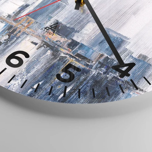 Nástenné hodiny - Newyorská impresia - 30x30 cm
