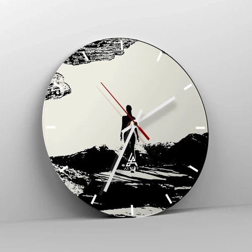 Nástenné hodiny - Nový pohľad - 30x30 cm