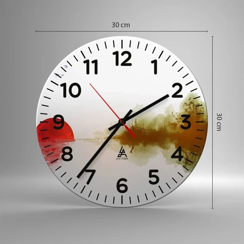 Nástenné hodiny - Prísľub pokoja - 30x30 cm