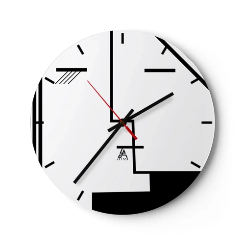 Nástenné hodiny - Proste bozk - 30x30 cm