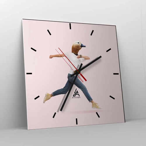 Nástenné hodiny - Štipka absurdity - 40x40 cm