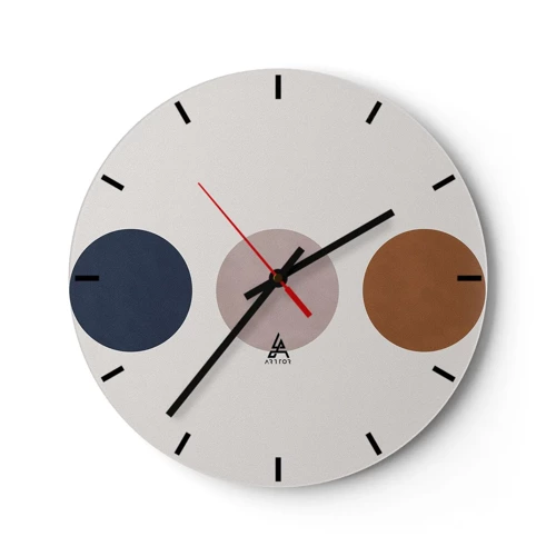 Nástenné hodiny - Symbol dokonalosti - 30x30 cm