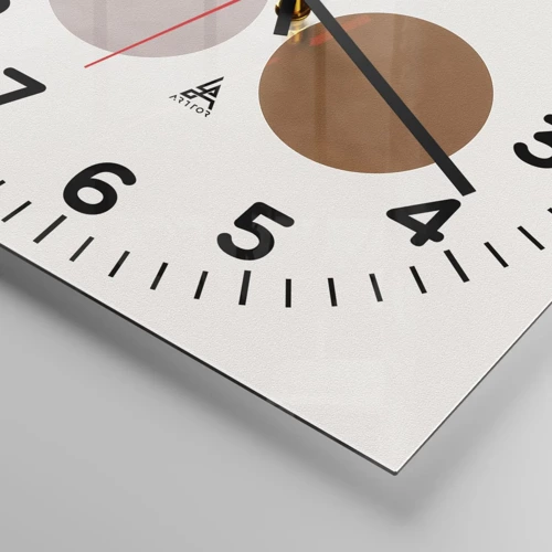 Nástenné hodiny - Symbol dokonalosti - 40x40 cm