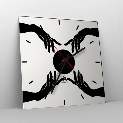 Nástenné hodiny - Tajné znamenie - 30x30 cm