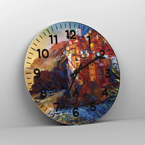 Nástenné hodiny - Taliansky nádych - 30x30 cm