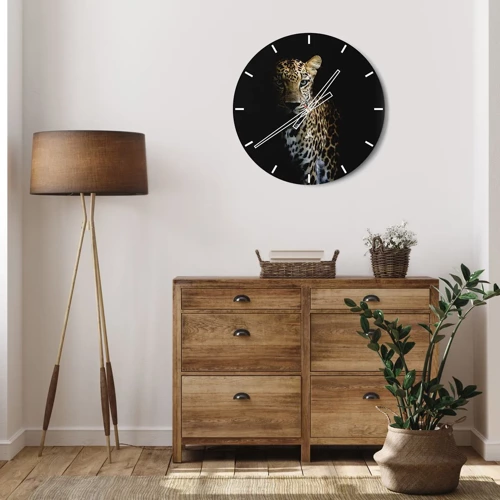 Nástenné hodiny - Temná krása - 30x30 cm