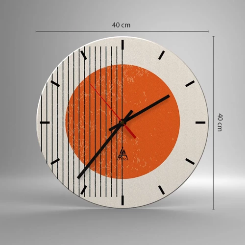 Nástenné hodiny - Vždy slnko - 40x40 cm