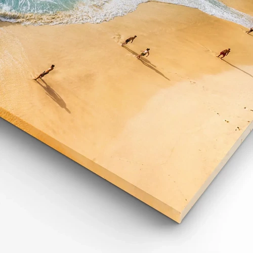 Obraz na plátne - A potom slnko, pláž… - 140x50 cm