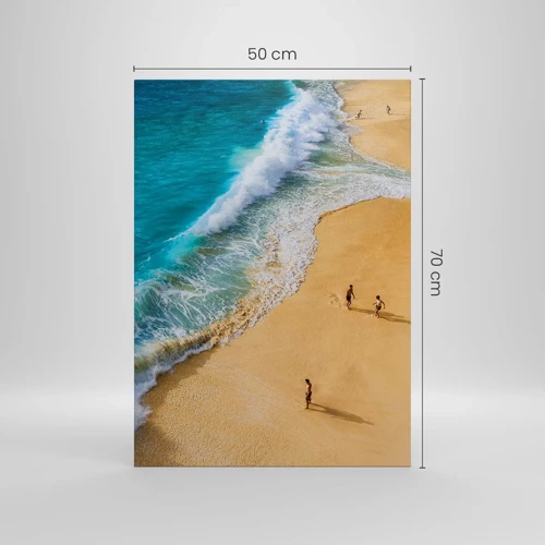 Obraz na plátne - A potom slnko, pláž… - 50x70 cm
