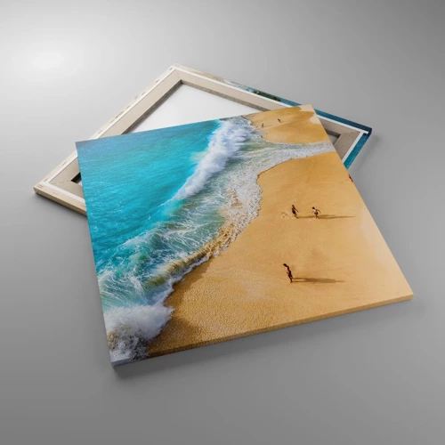 Obraz na plátne - A potom slnko, pláž… - 60x60 cm