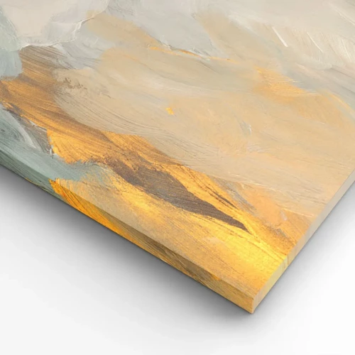 Obraz na plátne - Abstrakcia – krajina nehy - 140x50 cm